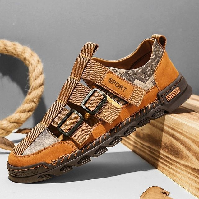 Drune | Atmungsaktive Herrensandalen für Heiße Tage