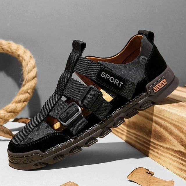 Drune | Atmungsaktive Herrensandalen für Heiße Tage