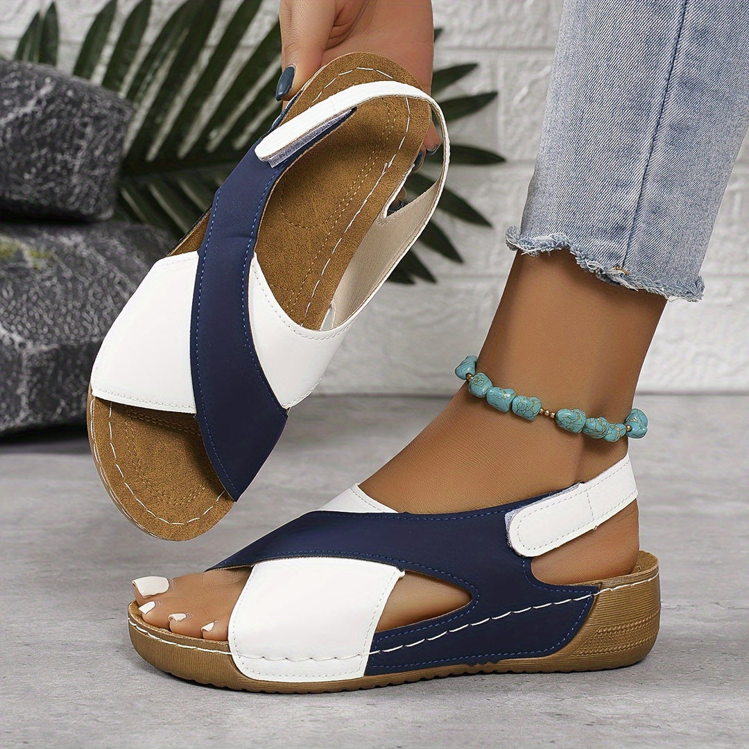 Drune | Moderne Farbblock Sandalen