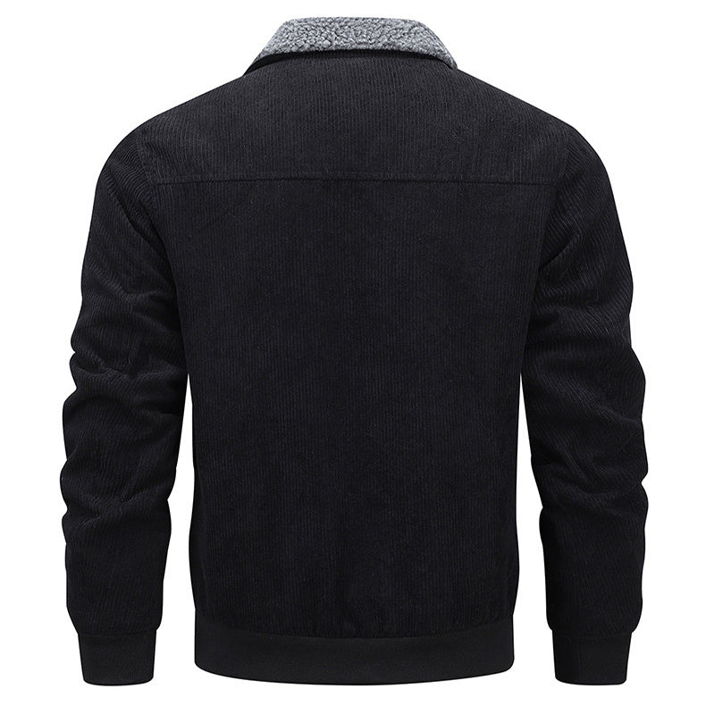 Drune | Cordjacke mit warmem Kragen für Männer