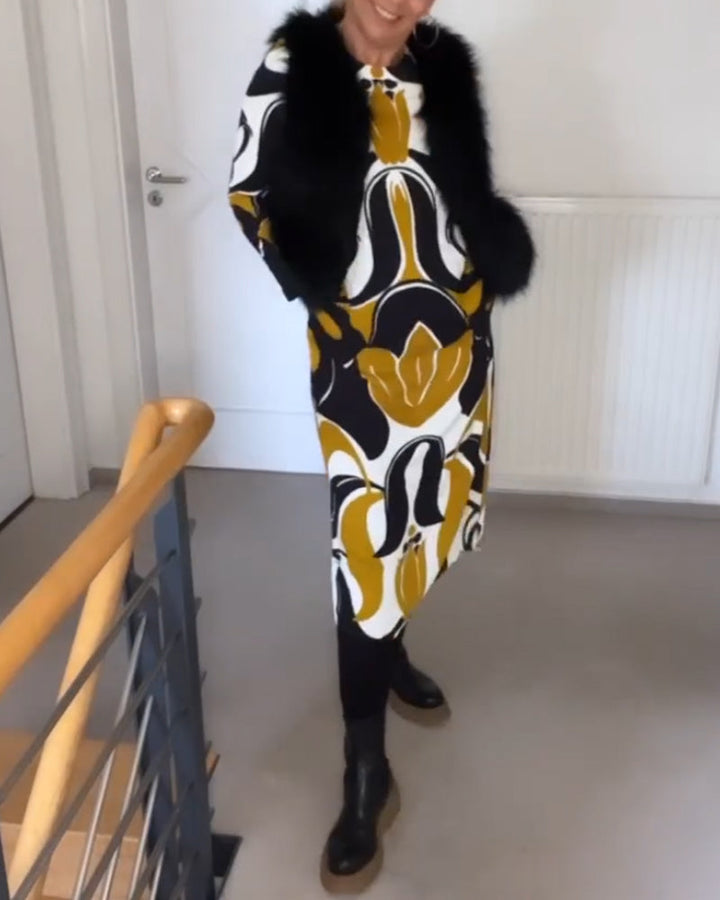 Drune | Rundhals Kleid