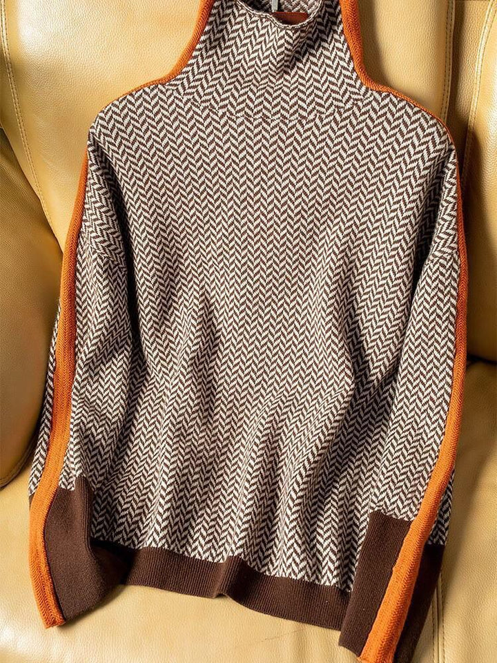 Drune | Rollkragenpullover mit edler Optik für Damen