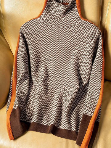 Drune | Rollkragenpullover mit edler Optik für Damen