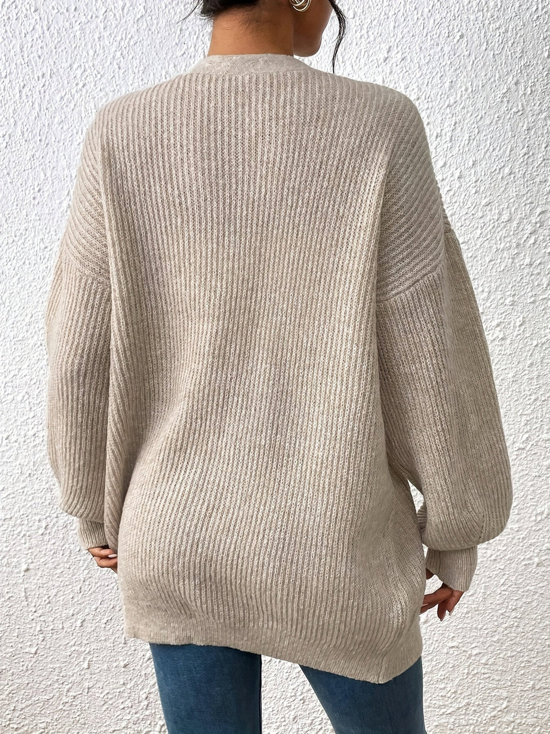 Drune | warmer Baumwollstrickwaren-Cardigan für Damen - Ideal für den Winter