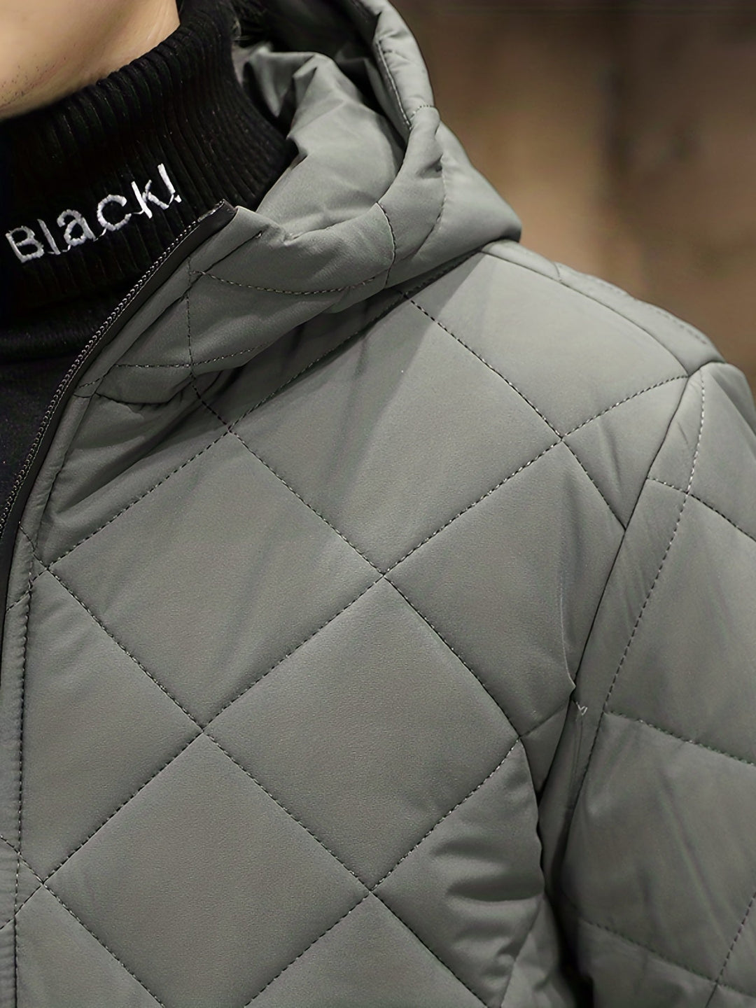 Drune | Warme Plüsch Kapuzen Winterjacke Für Herren - Perfekt für Wintertage