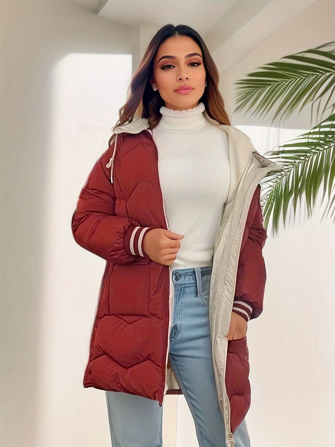Drune |  Warme Winter-Pufferjacke für Damen