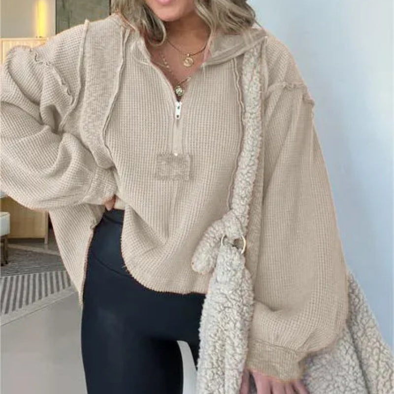 Drune | Pullover mit unregelmäßigem Saum für Herbst und Winter