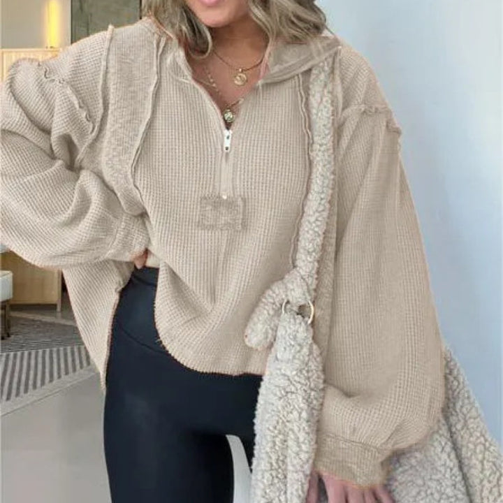 Drune | Pullover mit unregelmäßigem Saum für Herbst und Winter