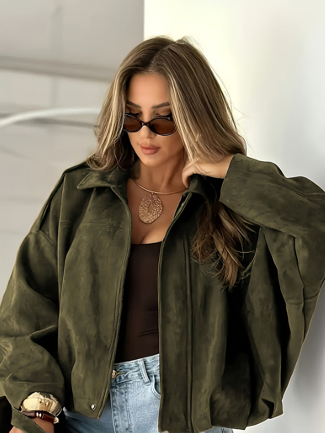 Drune | Kurze Jacke Im Retro Stil