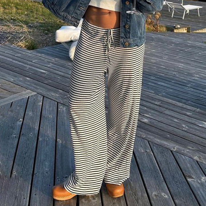 Drune | Coole Gestreifte Hose Für Einen Frischen Look