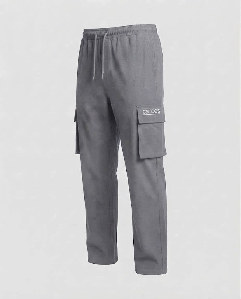 Herren Modische Cargo-Hose mit bequemen Bund Drune