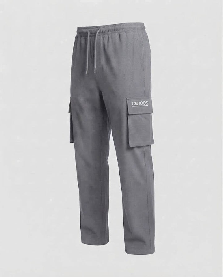 Herren Modische Cargo-Hose mit bequemen Bund Drune