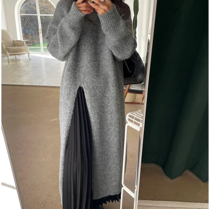 Drune | Lässiges und Modisches Winter Strickkleid