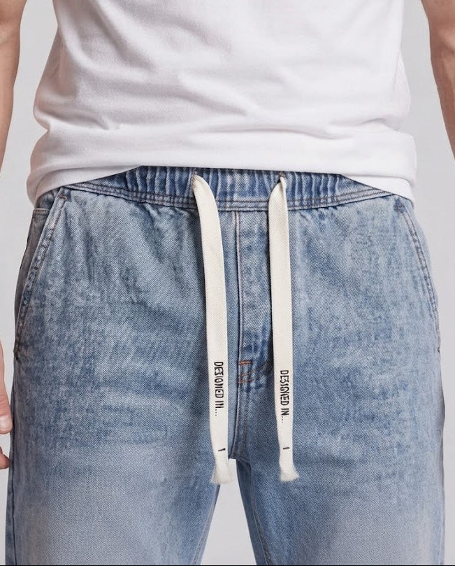 Herren Bequeme Lockere Denim-Hose Drune