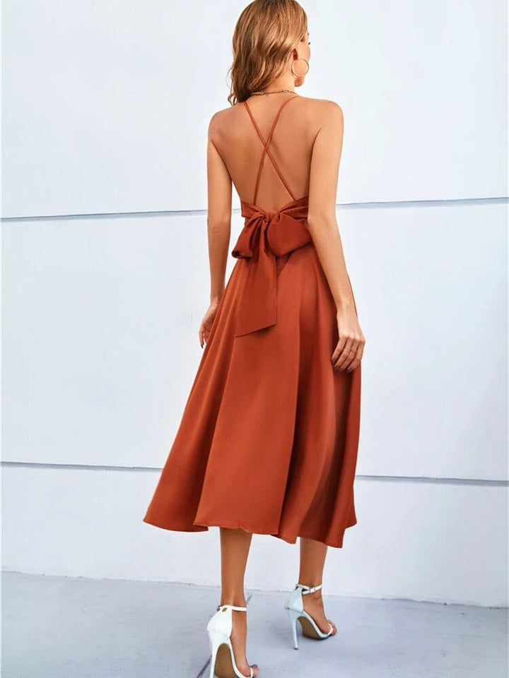 Drune | Stylisches Träger-Midi-Kleid