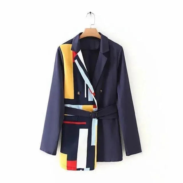 Drune | All Together Blazer Damen - Lässig - Patchwork