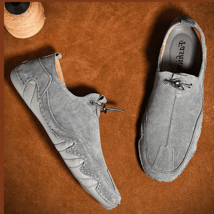 Drune | Herren Schuhe Echtes Leder Herren Slipper Komfortabel & Trendy