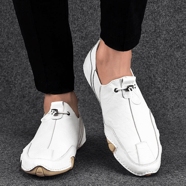 Drune | Herren Schuhe Echtes Leder Herren Slipper Komfortabel & Trendy