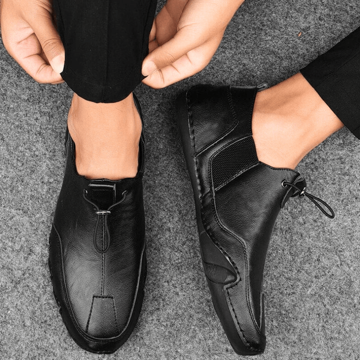 Drune | Herren Schuhe Echtes Leder Herren Slipper Komfortabel & Trendy