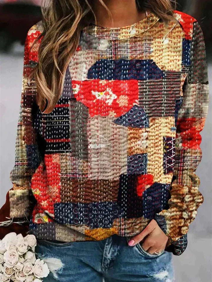 Drune | Bedruckter Wollpullover