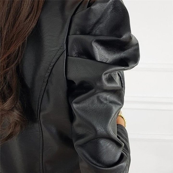 Drune | Trendige Damenjacke Aus Kunstleder