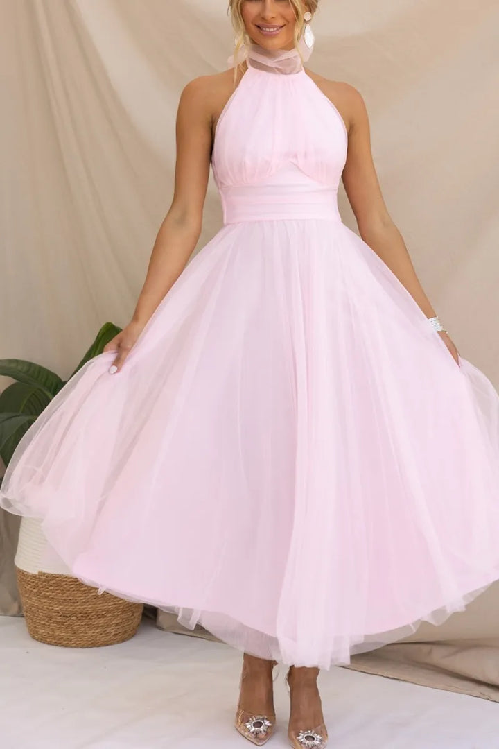 Drune | Stilvolles Ärmelloses Partykleid - Perfekt für einen Raffinierten Abendlook