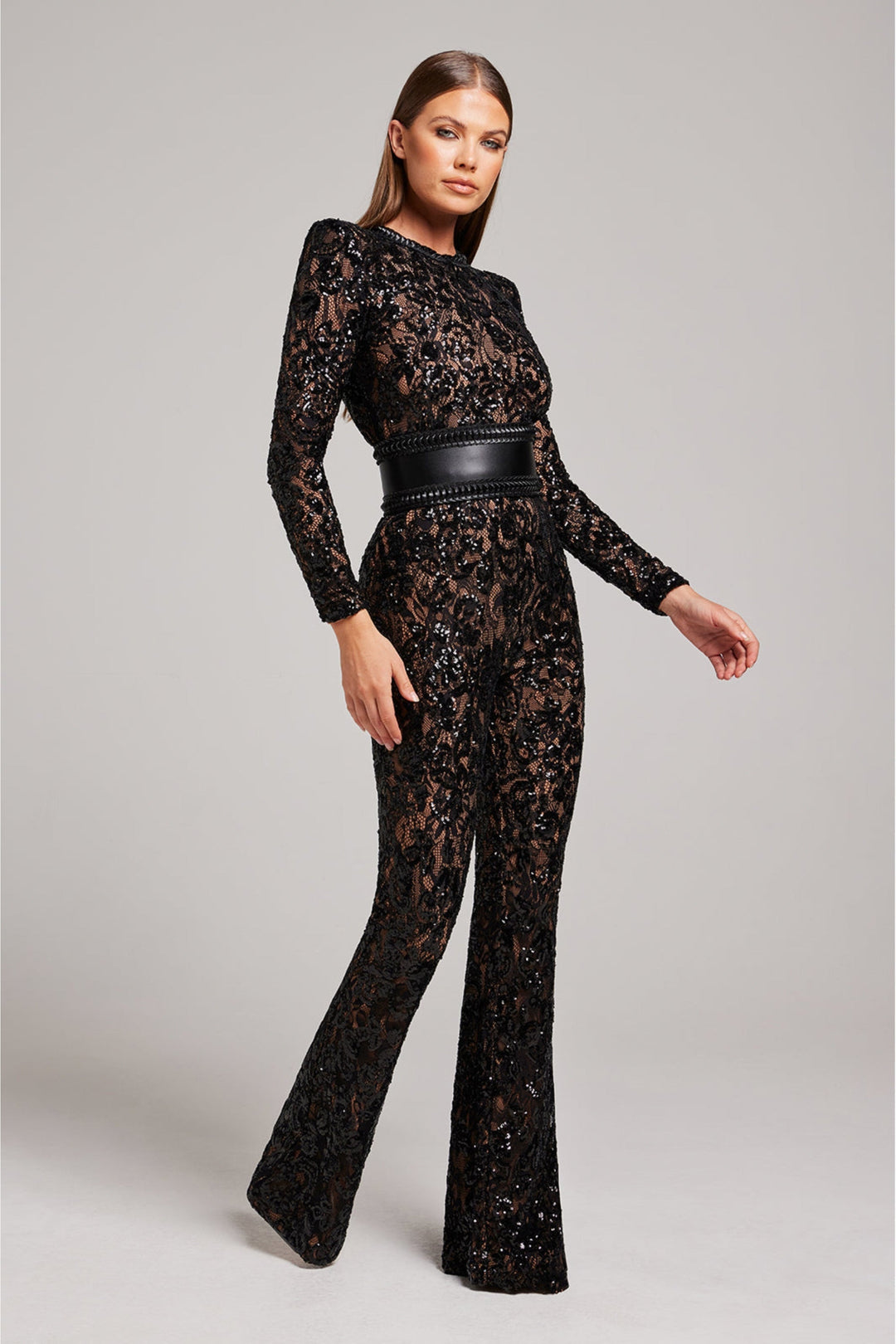 Drune | Spitzen-Eleganz Jumpsuit