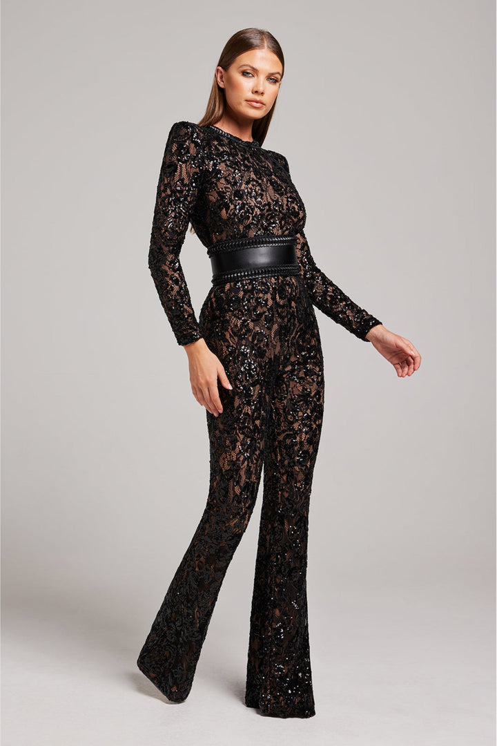 Drune | Spitzen-Eleganz Jumpsuit