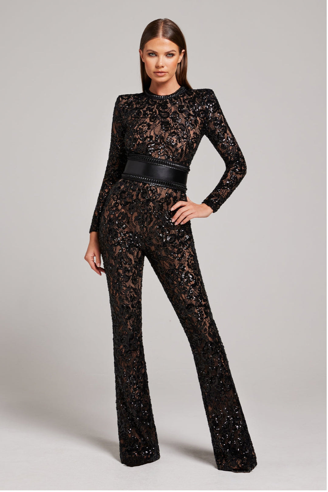 Drune | Spitzen-Eleganz Jumpsuit