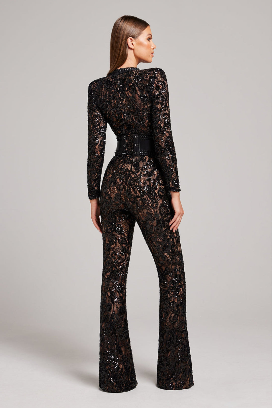 Drune | Spitzen-Eleganz Jumpsuit