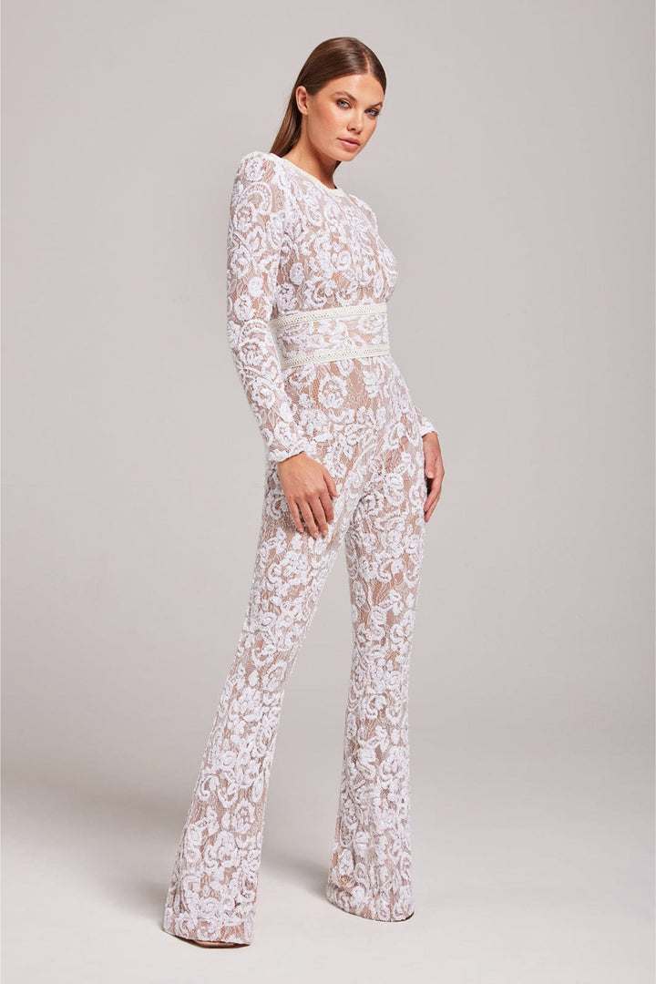 Drune | Spitzen-Eleganz Jumpsuit