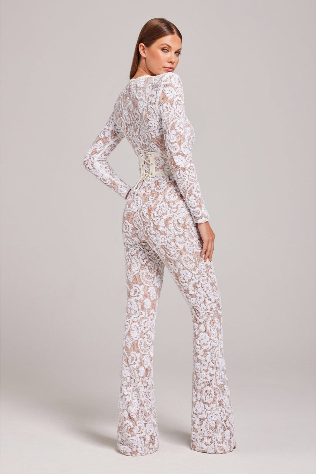 Drune | Spitzen-Eleganz Jumpsuit