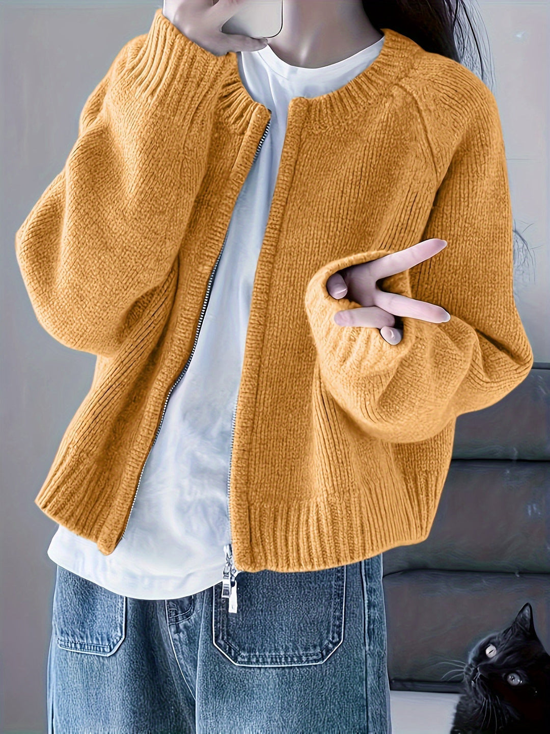 Drune | Legere Damen-Strickjacke
