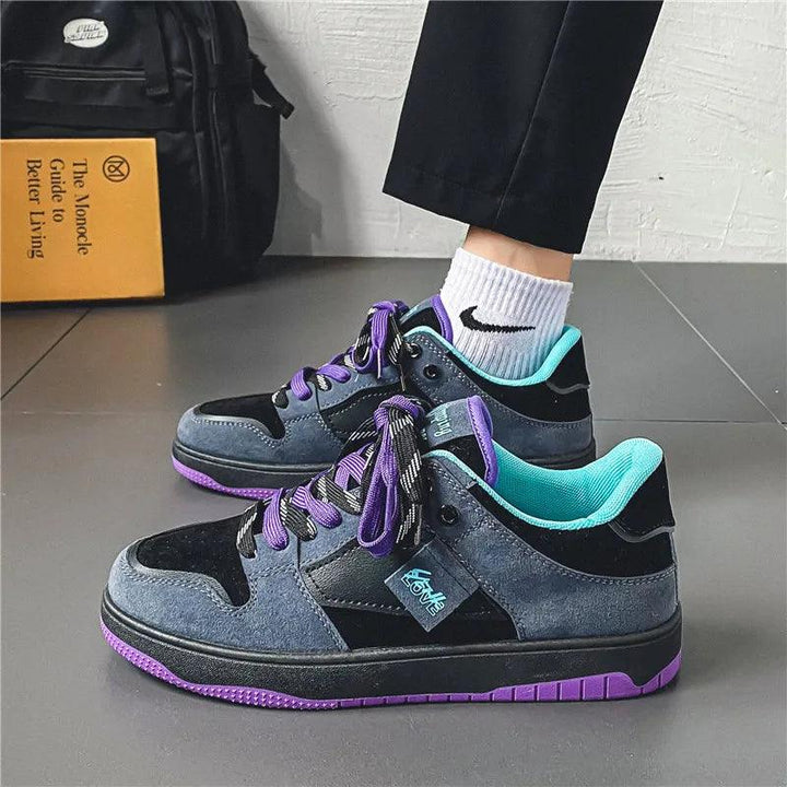 Drune | Niedrige Skate Schuhe Mit Kontrastierenden Schnürsenkeln