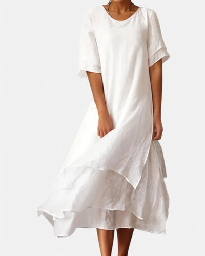 Drune | Leichtes Sommerkleid aus Baumwolle für Elegante Auftritte