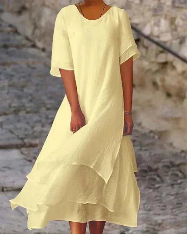 Drune | Leichtes Sommerkleid aus Baumwolle für Elegante Auftritte