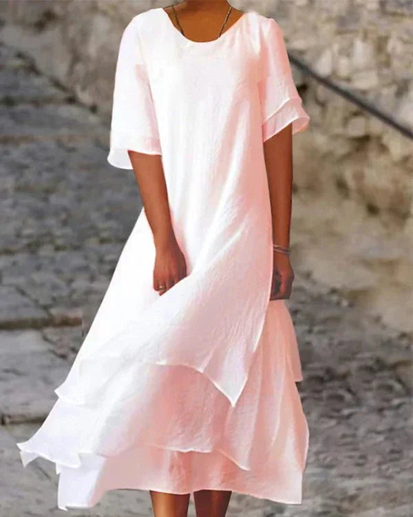 Drune | Leichtes Sommerkleid aus Baumwolle für Elegante Auftritte