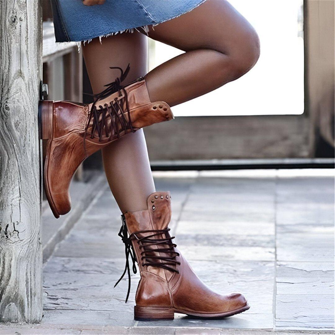 Drune | Klassische Schnürlederstiefel für Stil und Komfort