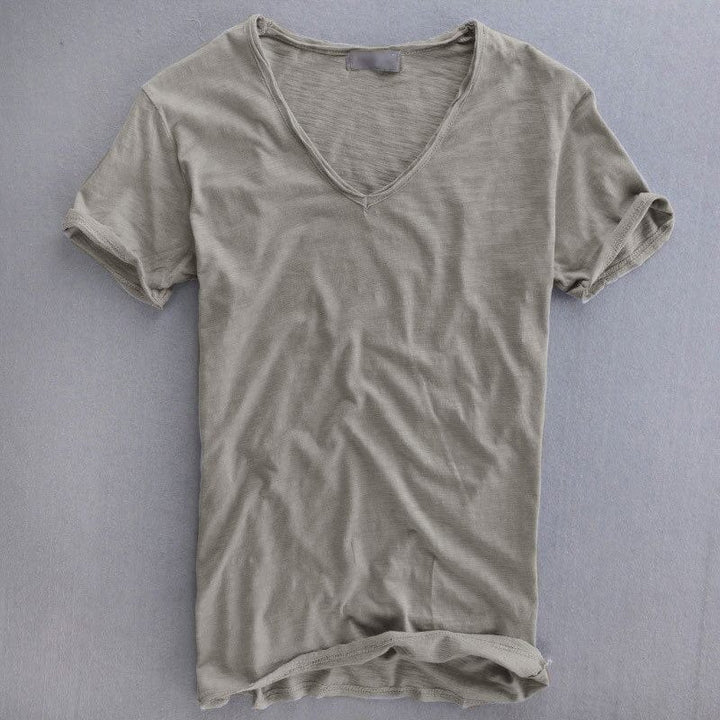 Drune | Herren T-shirt Klassisches Slim Fit Shirt Aus Weichem Material