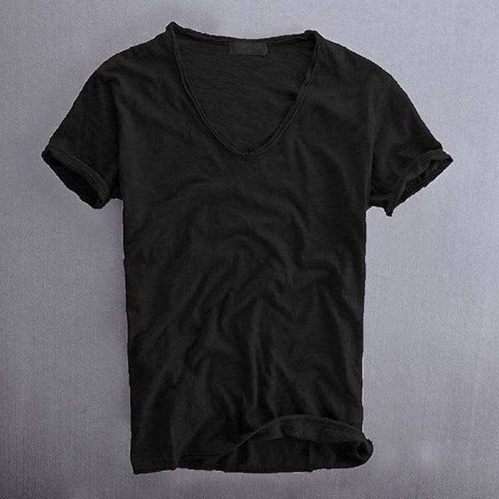 Drune | Herren T-shirt Klassisches Slim Fit Shirt Aus Weichem Material