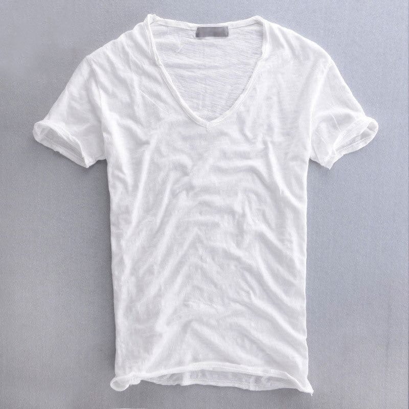 Drune | Herren T-shirt Klassisches Slim Fit Shirt Aus Weichem Material