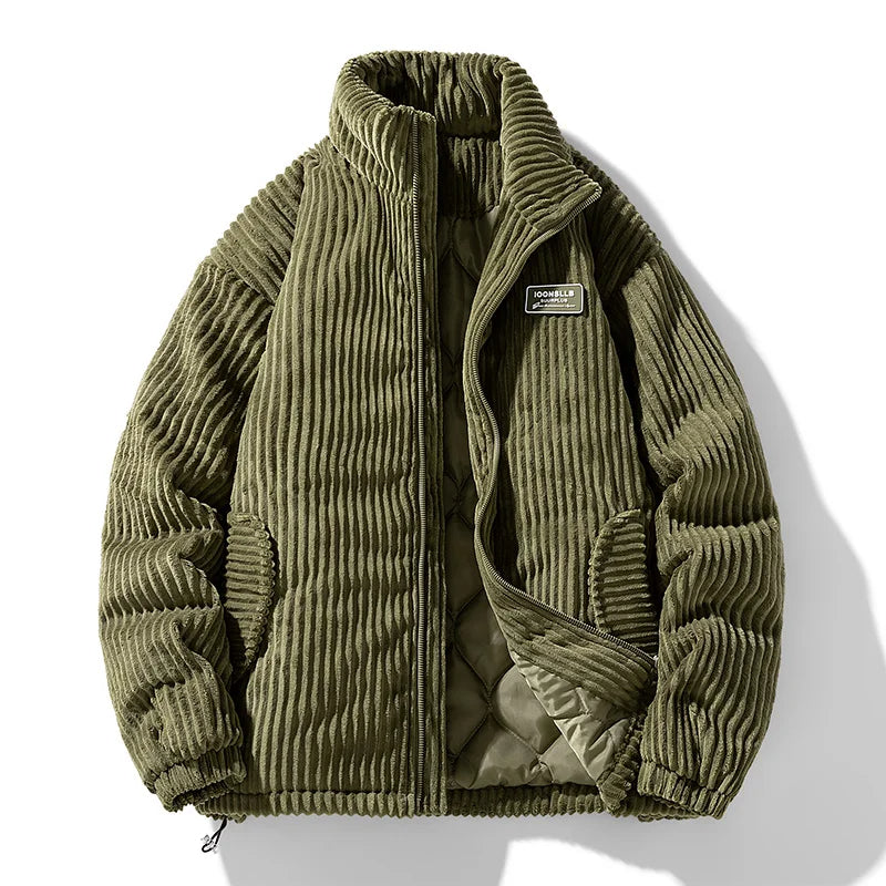 Drune | Gestepptes Cord-Samt-Jacke – Stil & Komfort Für Damen