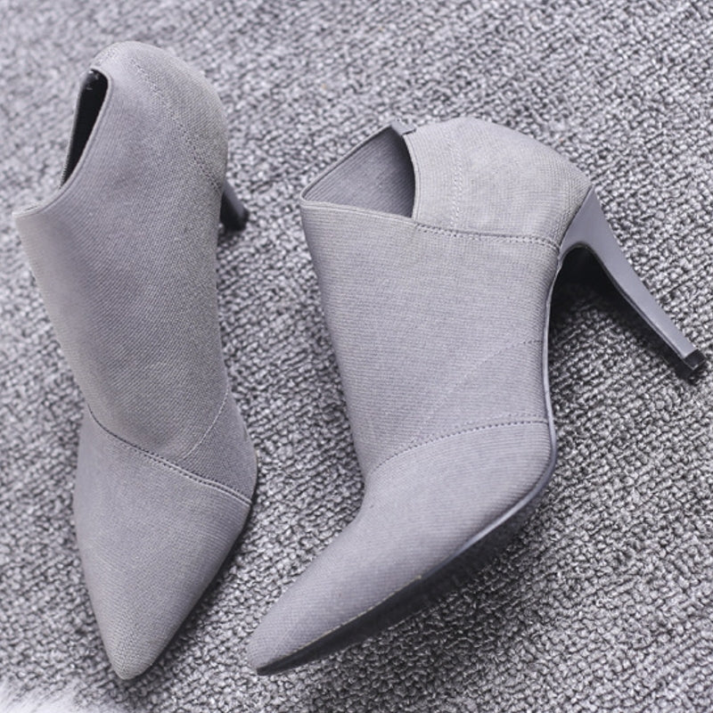 Drune | Damenschuhe für Jugendliche Höhe 8,5 cm Absatz Material Stiefel