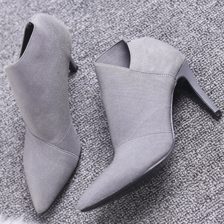 Drune | Damenschuhe für Jugendliche Höhe 8,5 cm Absatz Material Stiefel