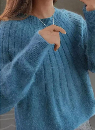 Drune | Flauschiger Strickpullover aus Kaschmir