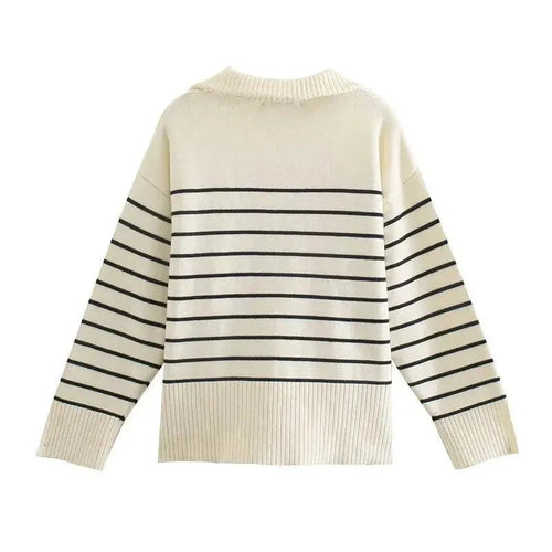 Drune | Gestreifter Pullover