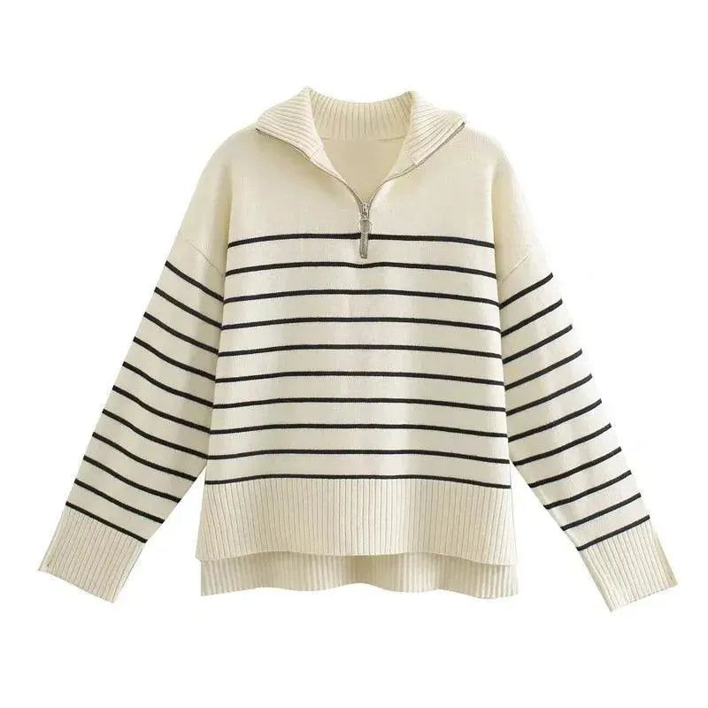 Drune | Gestreifter Pullover