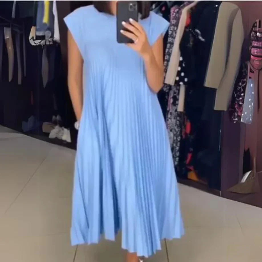 Drune | Leichtes Und Frisches Plisseekleid