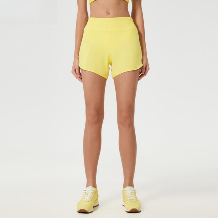 Drune | Yoga-Shorts mit hoher Taille und Bauch