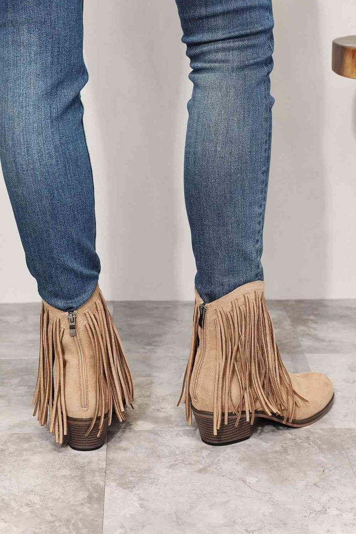 Drune | Legend Damen Fransen Cowboy Western Stiefeletten